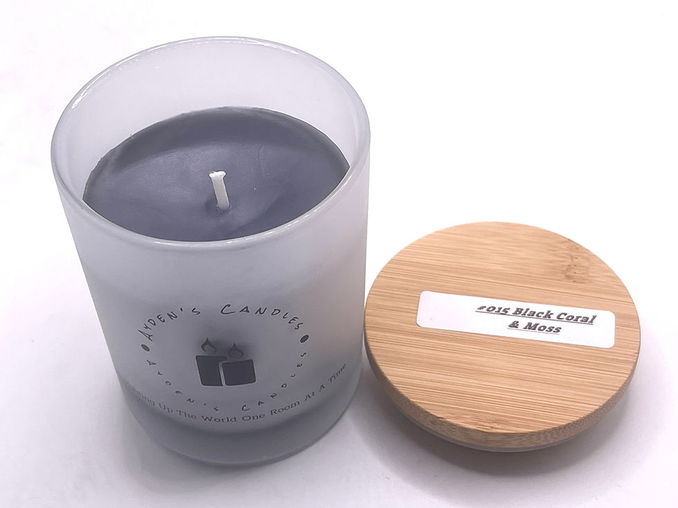 Thumbnail: #015-Black Coral and Moss Scented Candle