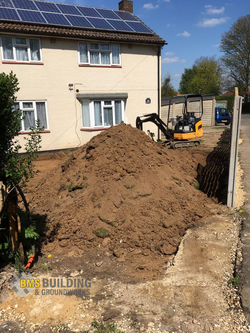 Landscaping groundworks machine hire, Hatfield