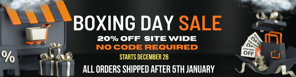 Black 3D Illustrated Boxing Day Sale Billboard Web Ad .png
