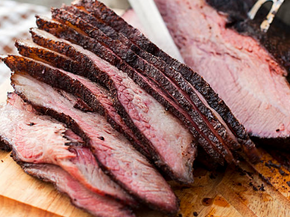 BBQ beef brisket (pellet smoker)