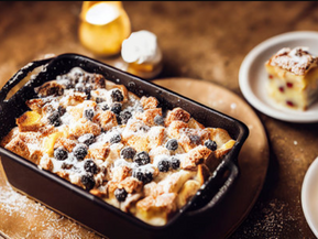 Apple Pie Bread & Butter Pudding