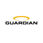 Logo featuring the 'Guardian' logotype with a yellow halo above it, designed to encase fall protection equipment
