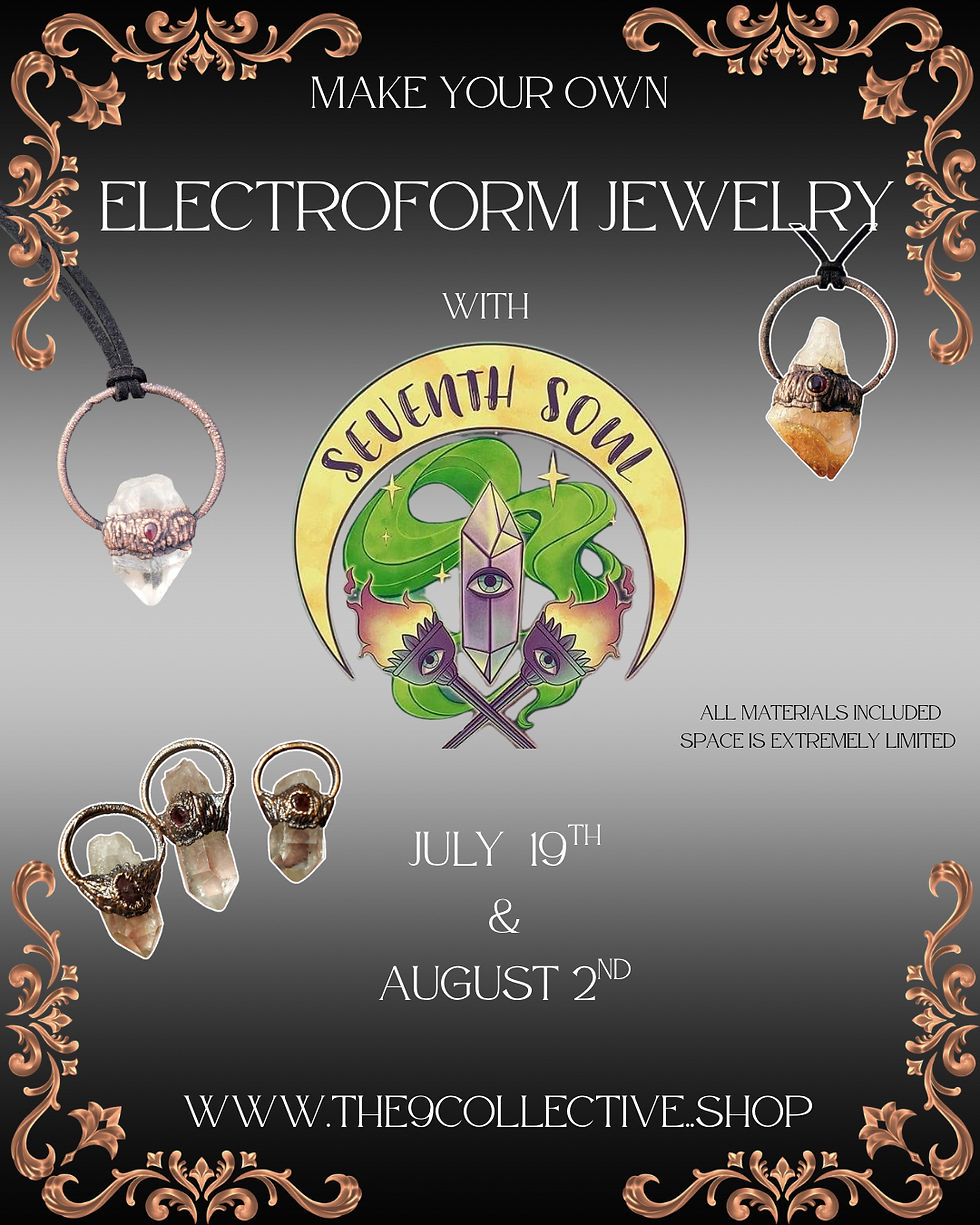 Make Your Own Electroformed Jewelry with Seventh Soul