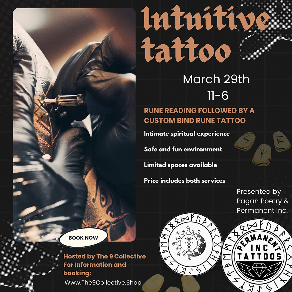 Intuitive tattoo-Rune reading with personalized bind rune tattoo 