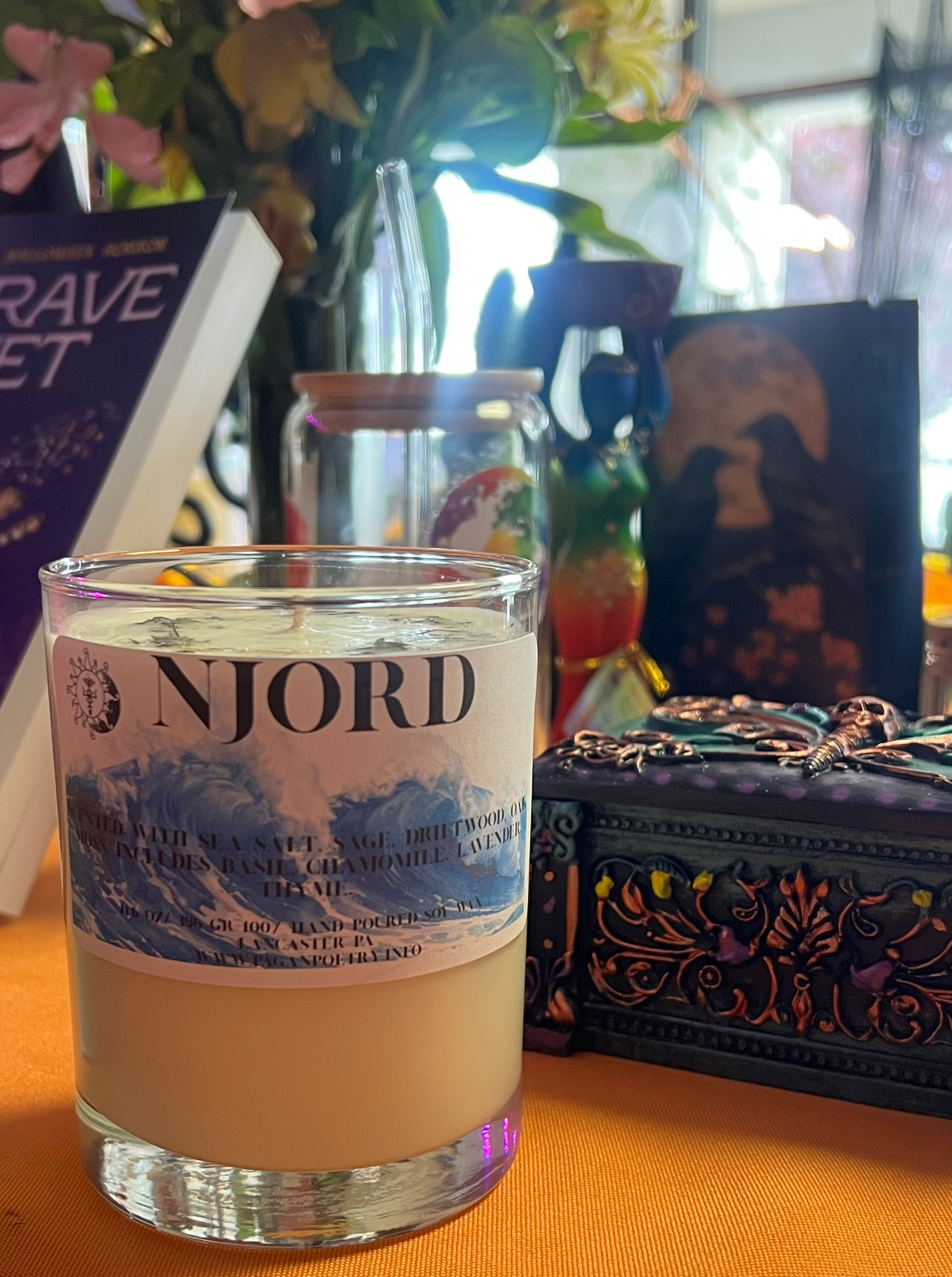 Njord: Sea Salt + Sage + Driftwood 