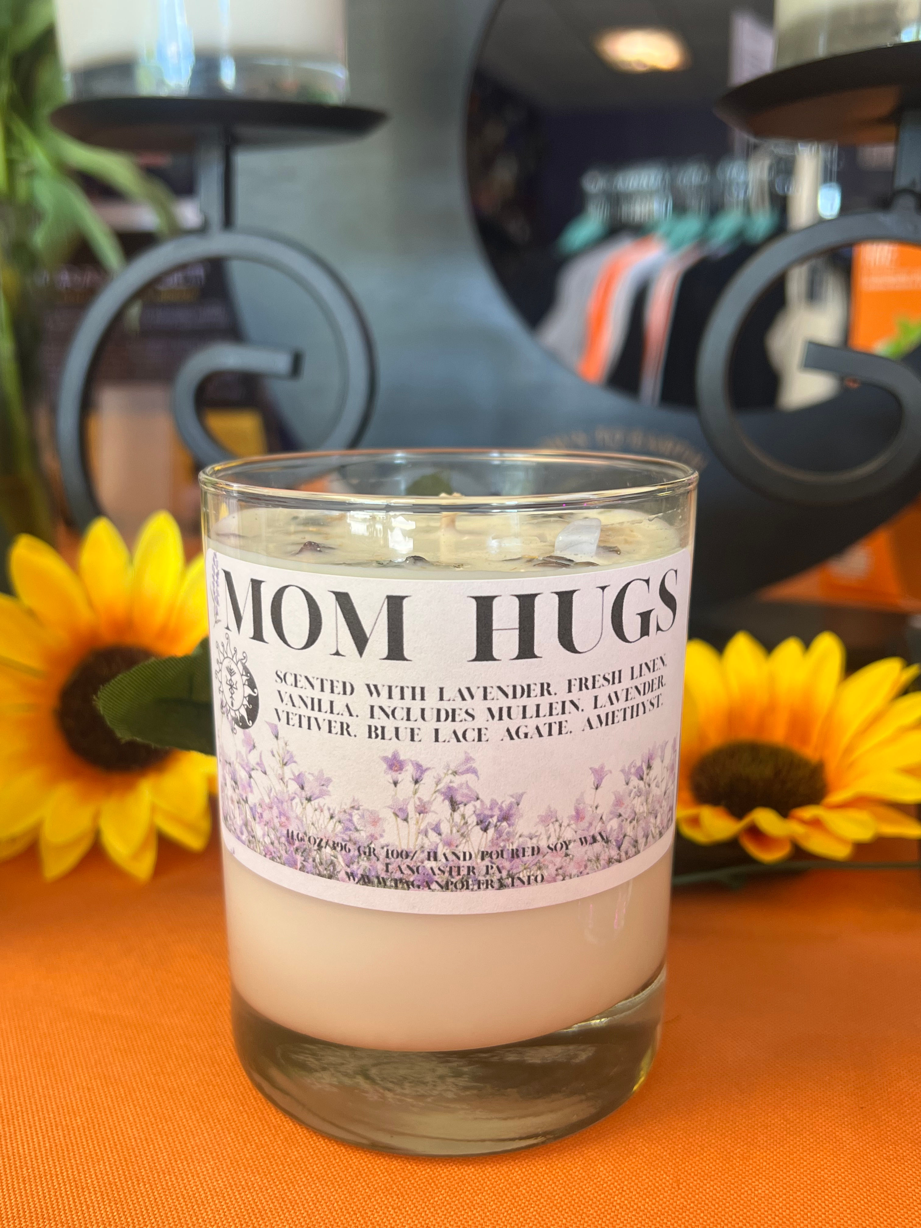 Mom Hugs: Lavender + Vanilla + Fresh Linen 