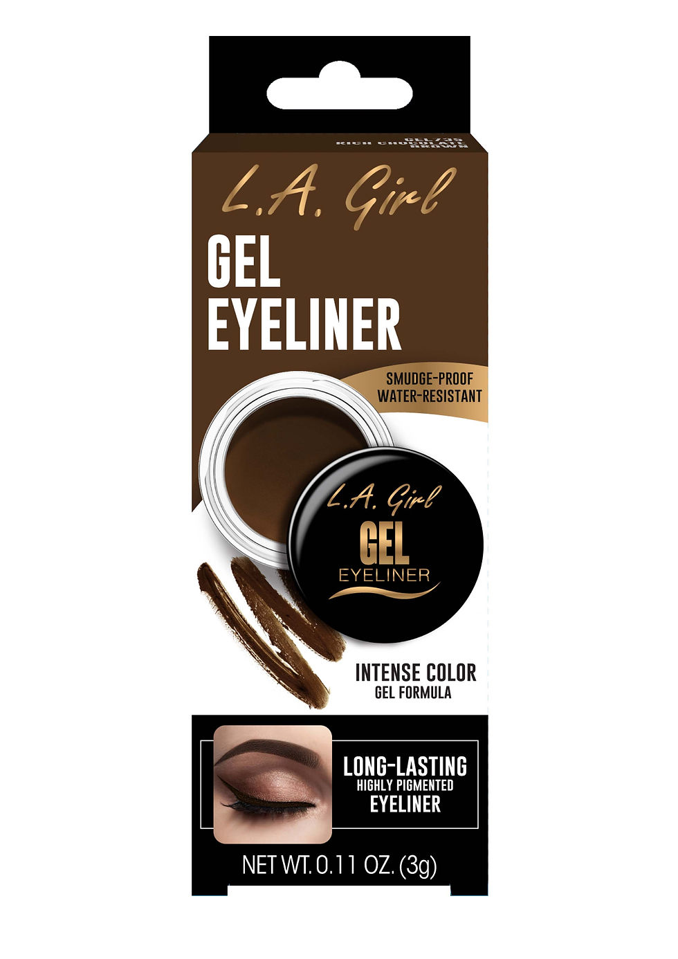 Gel Eyeliner - Rich Chocolate Brown