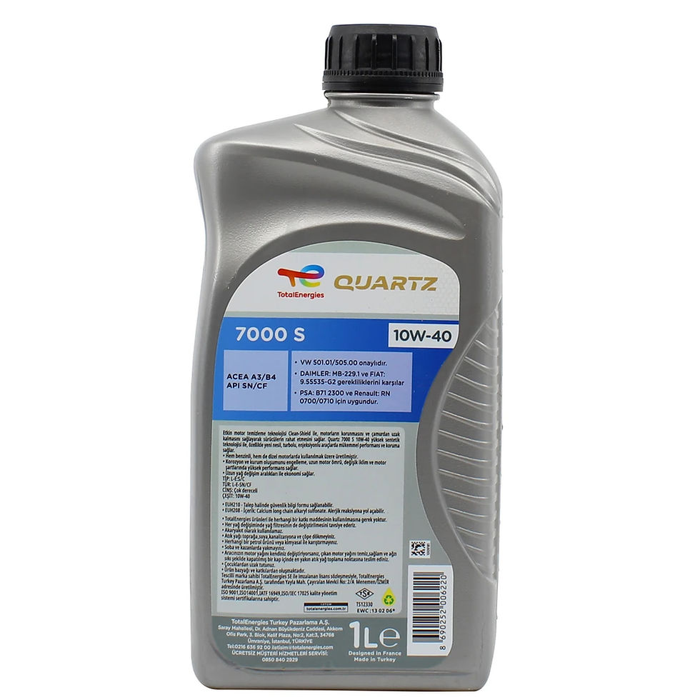 Küçük resim: TotalEnergies QUARTZ 7000 10W-40 Motor Yağı  5L