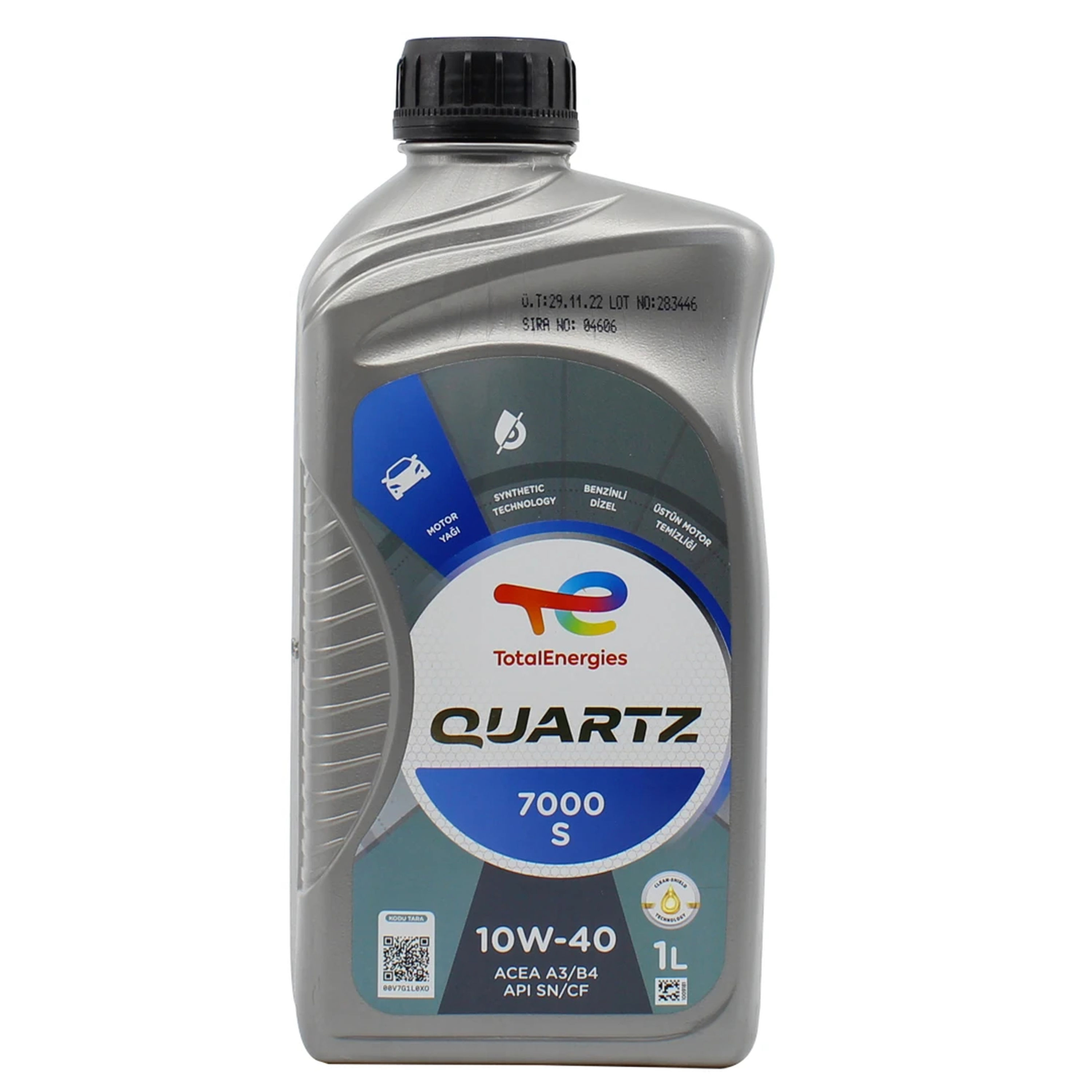 TotalEnergies QUARTZ 7000 10W-40 Motor Yağı 1L