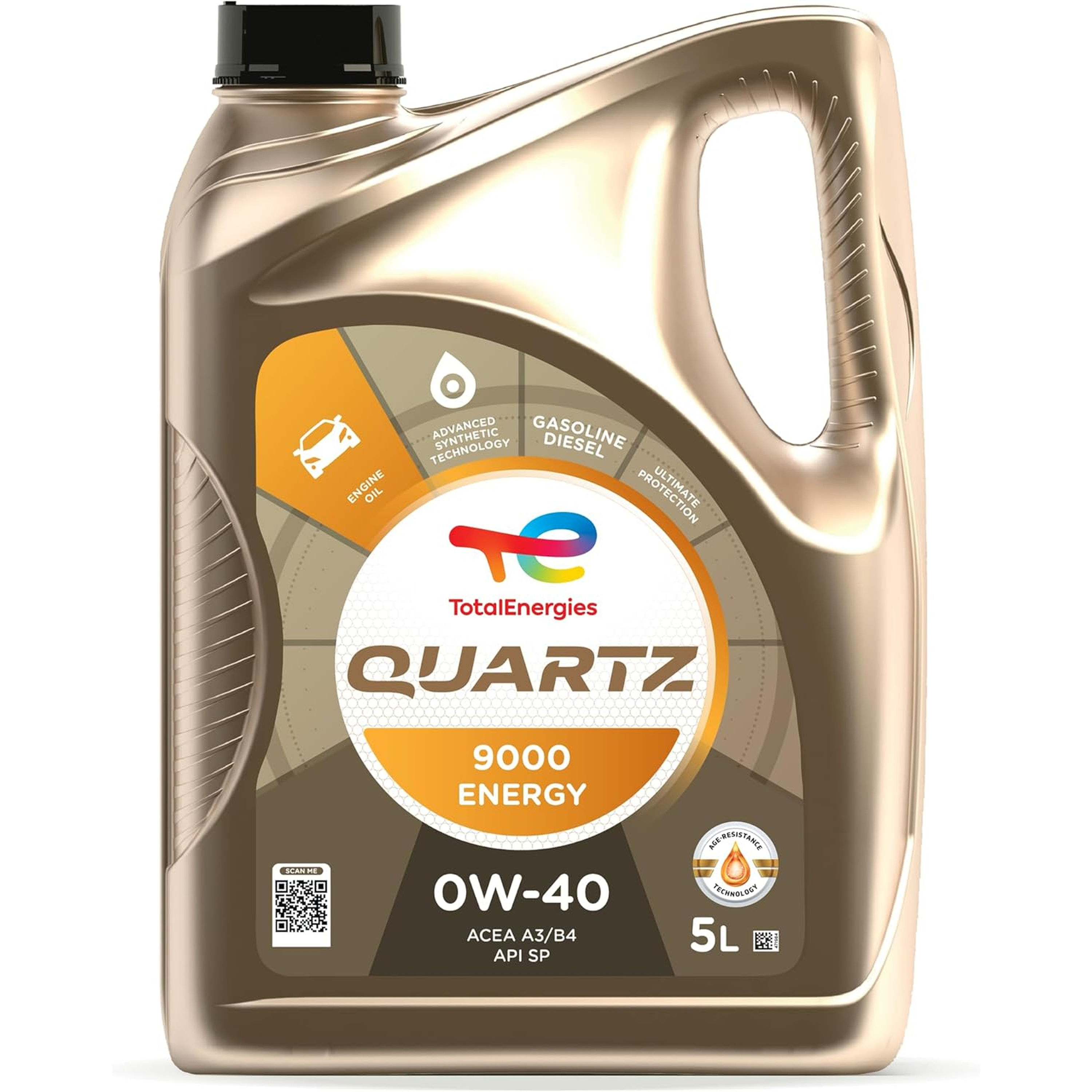 TotalEnergies QUARTZ 9000 ENERGY 0W-40 5L