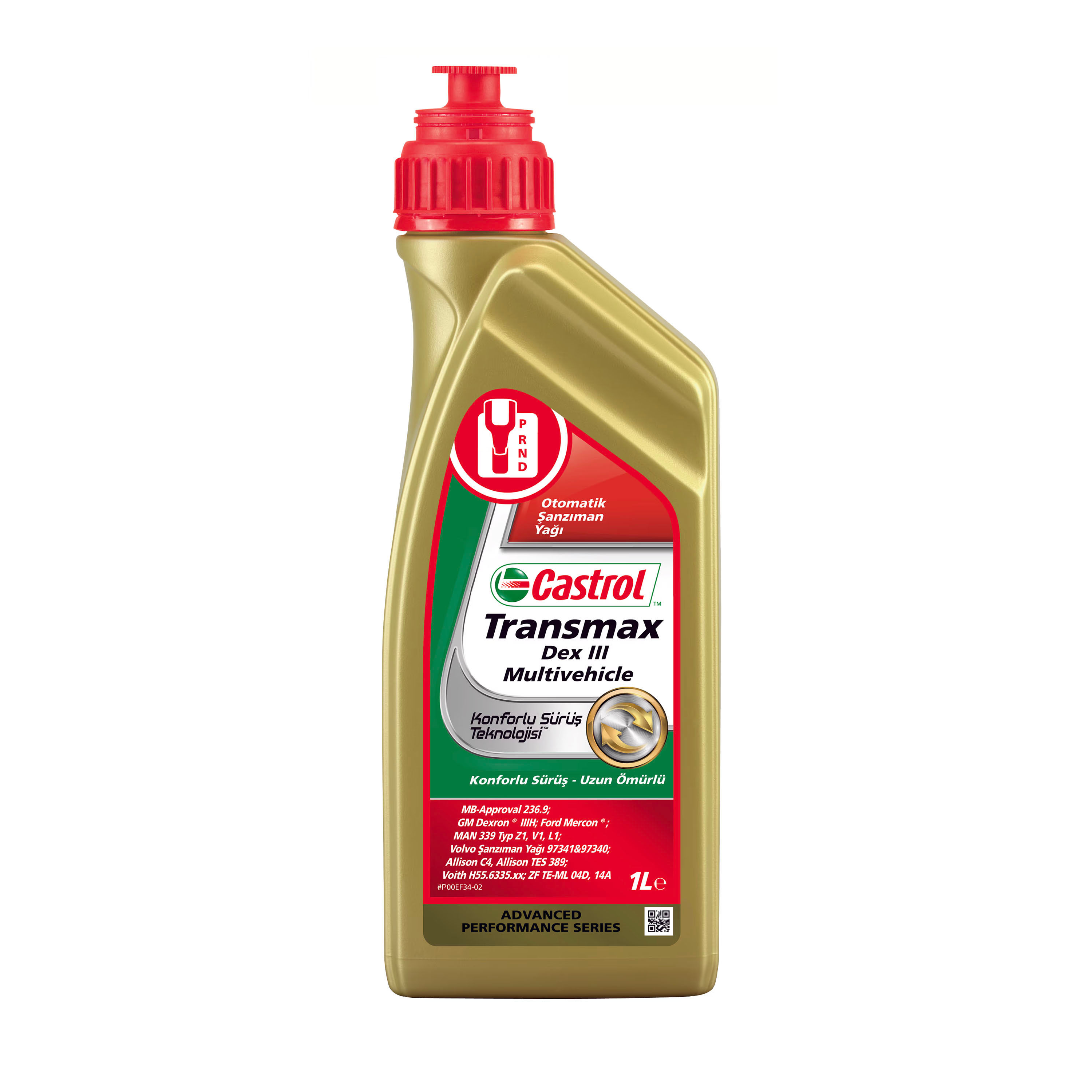 Castrol TRANSMAX Dex III Multivehicle Şanzıman Yağı Otomatik 1L