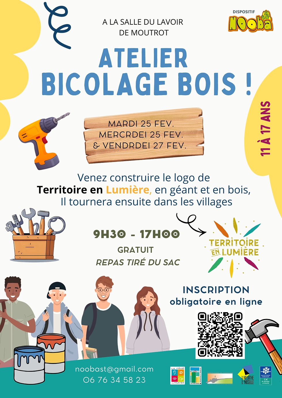 Atelier bricolage bois