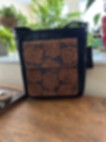 Embossed genuine leather Crossbody 