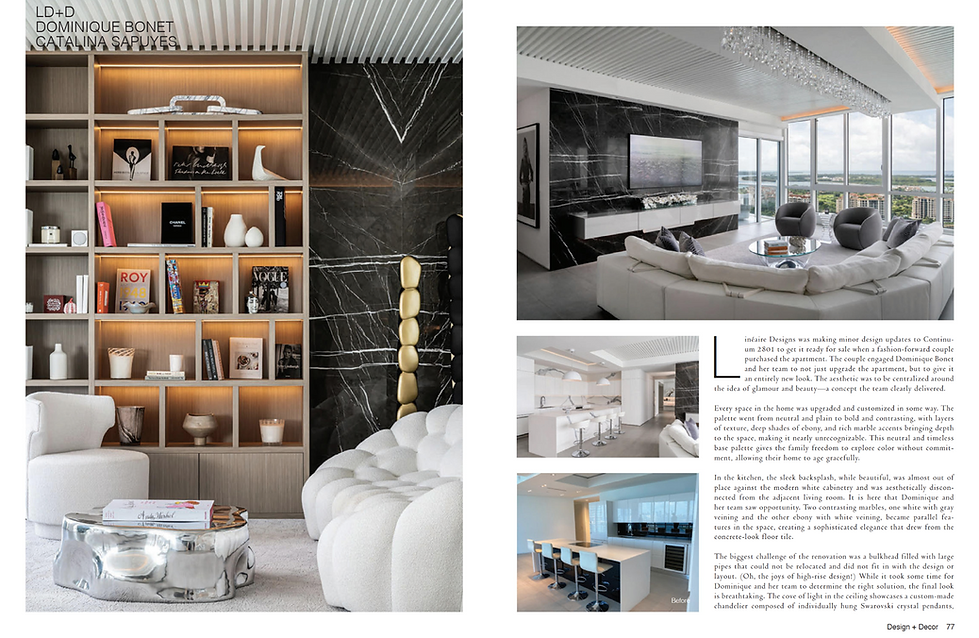 Design & Decor magazine Page Spread