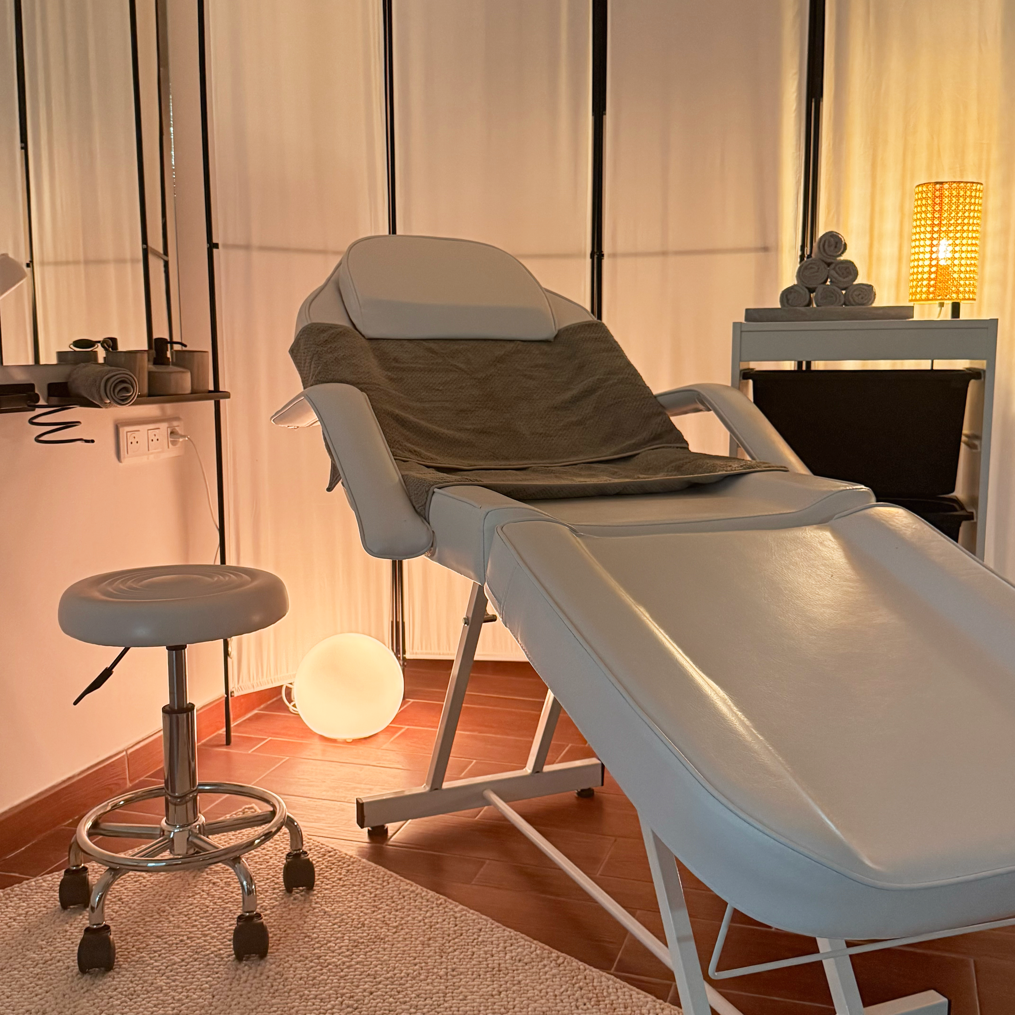 Chaise longue, ambiance relaxante