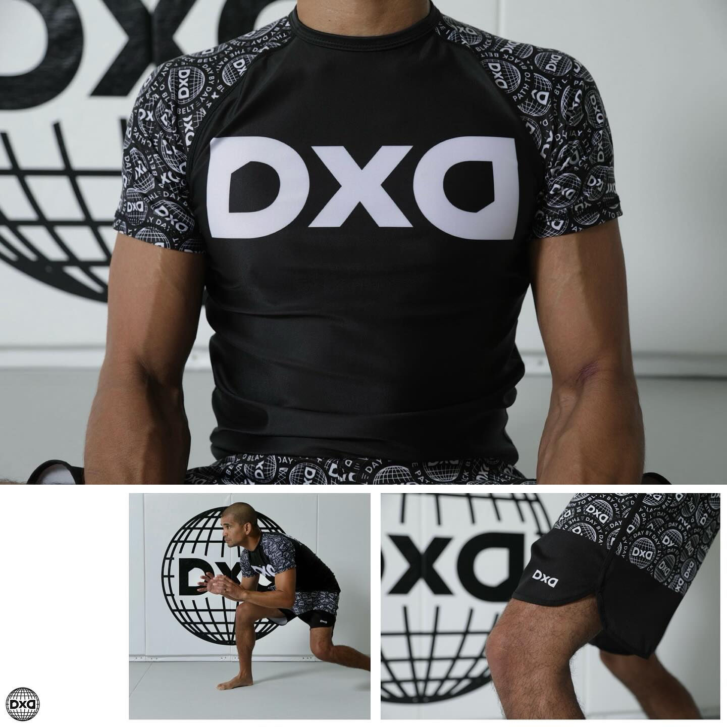 Never Stop Rash Guard - Black - BLACK