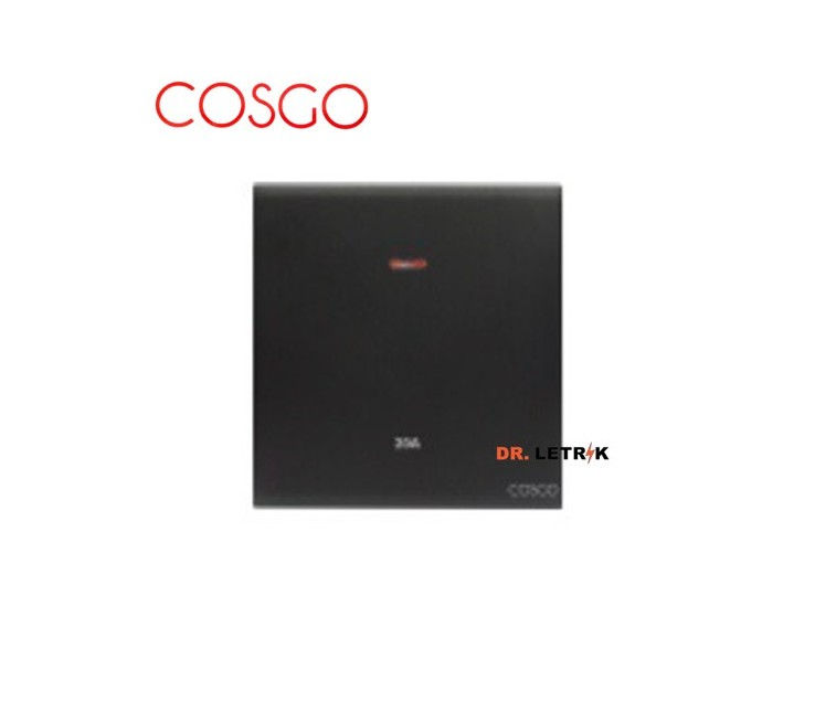COSGO CSG-20A1W 20A 1Gang Switch with LED Indicator Black
