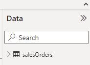 Business Central salesOrders table