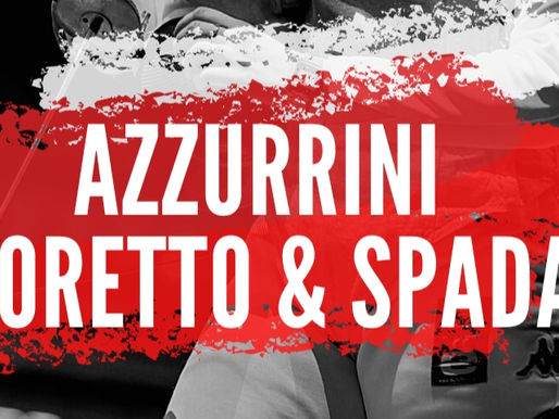 Quattro atleti del Pisascherma ai collegiali Azzurrini di inizio stagione agonistica