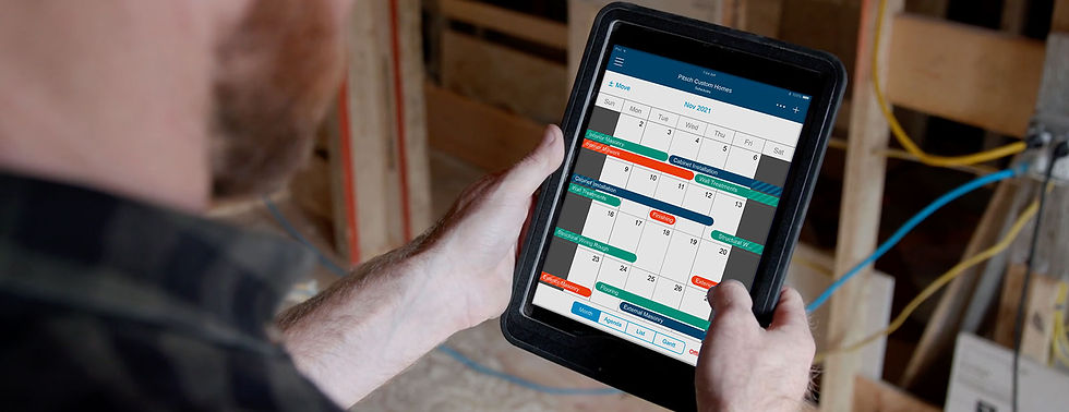 Close-up view of a residential subdivision under development in Mississippi