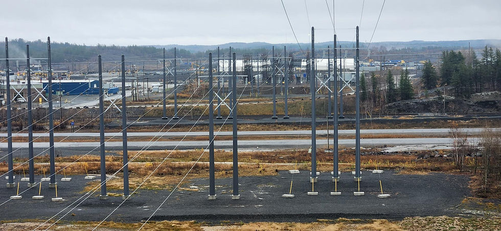 Transmission line project by ARC Power Systems providing power systems engineering in Ontario