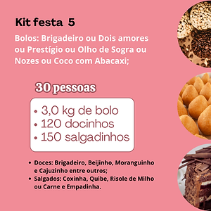 Kit 5 - 30 pessoas