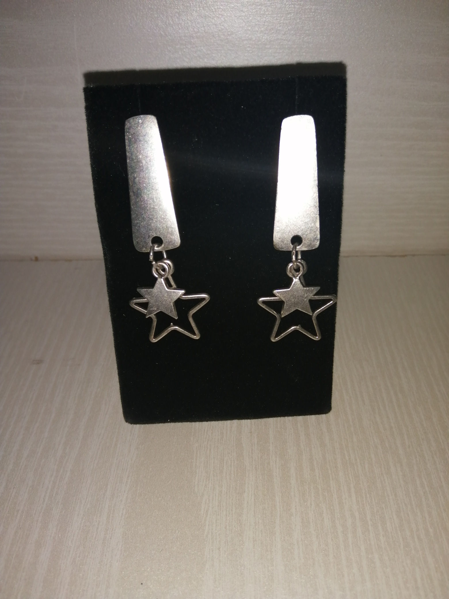 Long Star Earrings