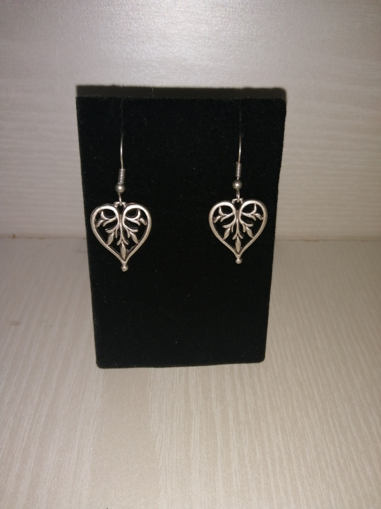 Leaf Heart Earrings