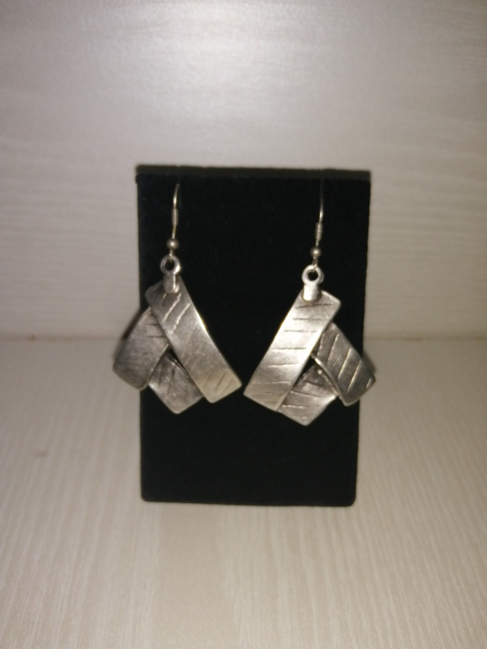 Rectangle Triangle Earrings