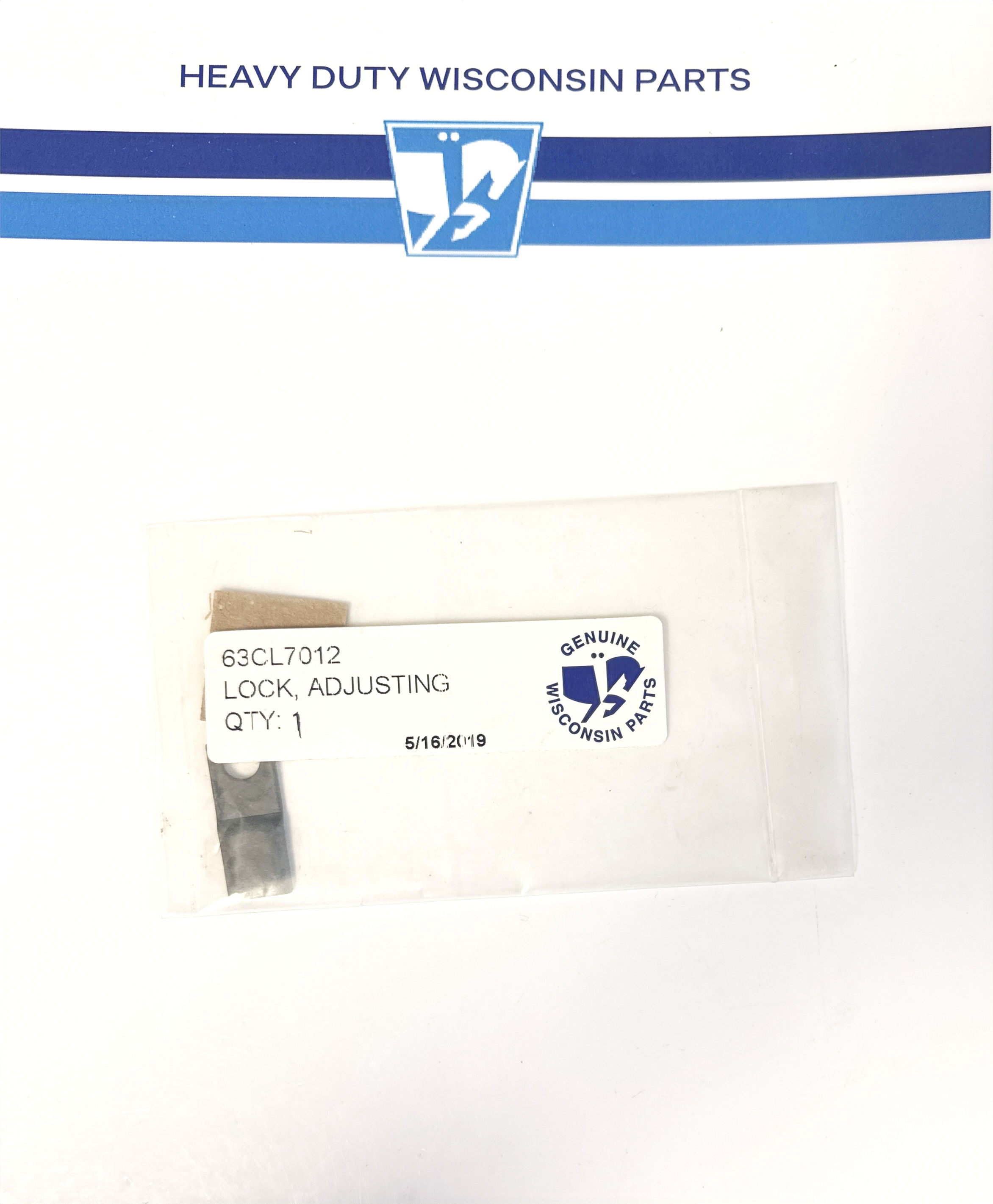 63CL7012 Wisconsin Engine Adjusting Lock