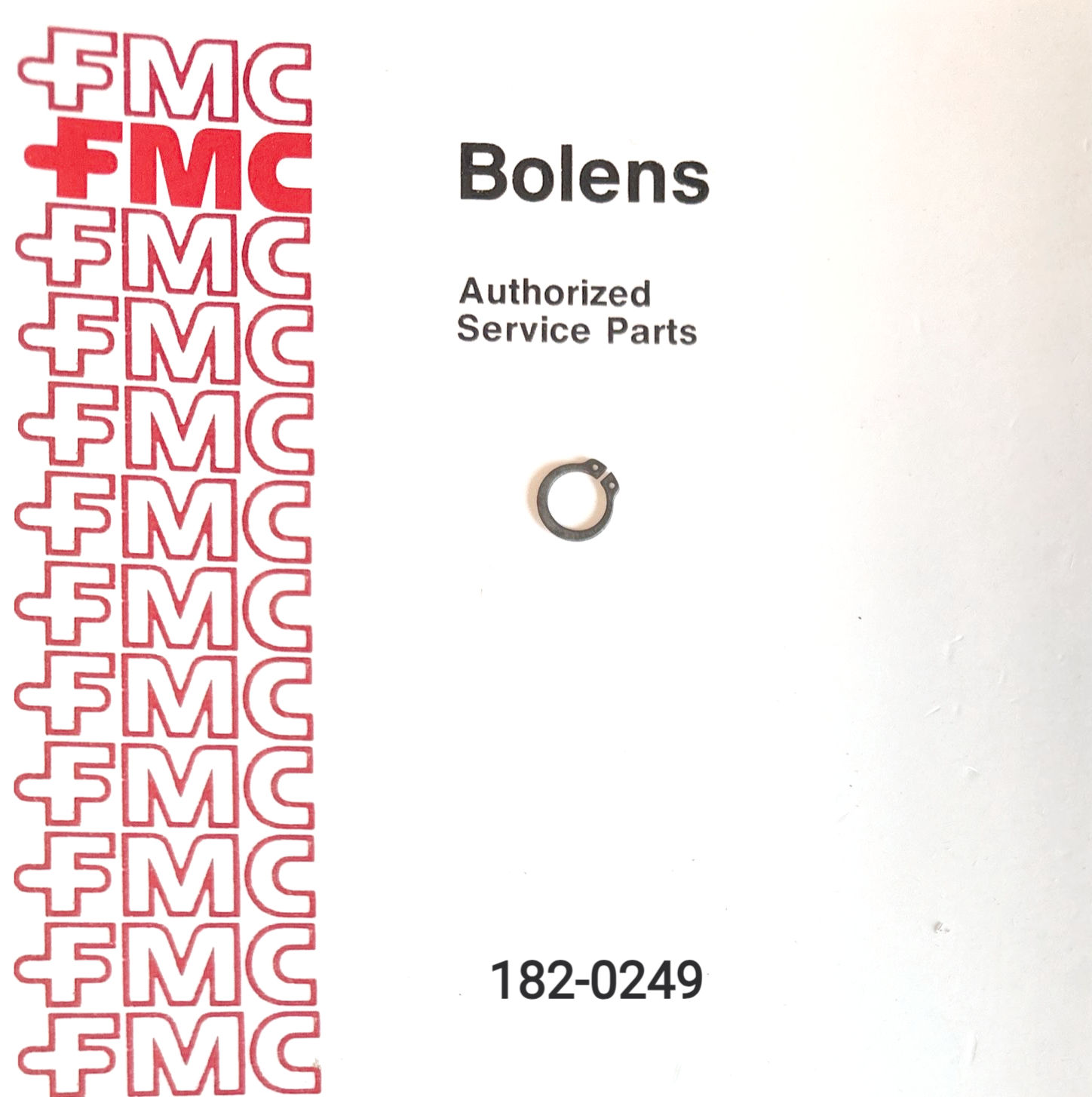 182-0249 Bolens Retaining Ring