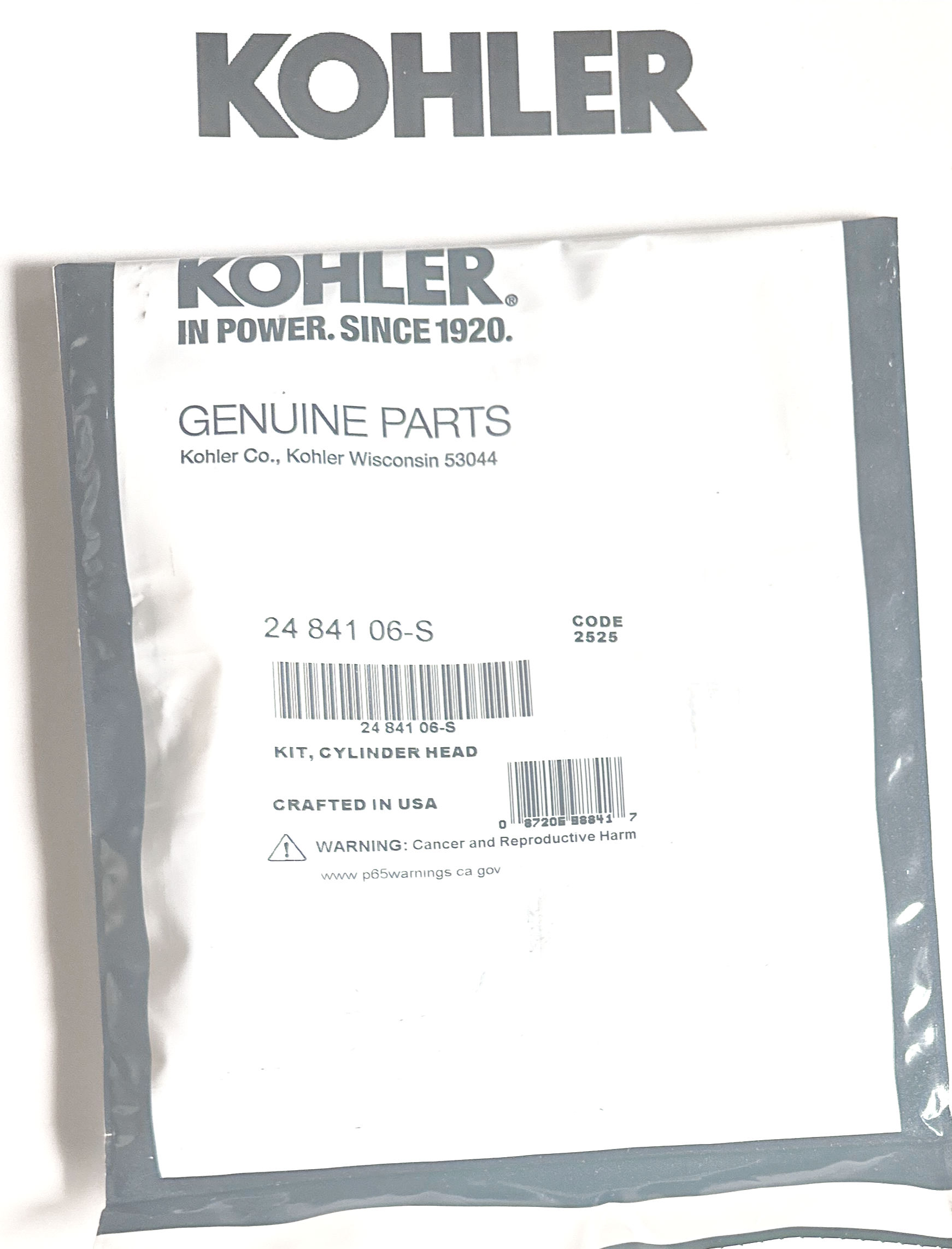 24 841 06-S Kohler Cylinder Head Gasket Kit