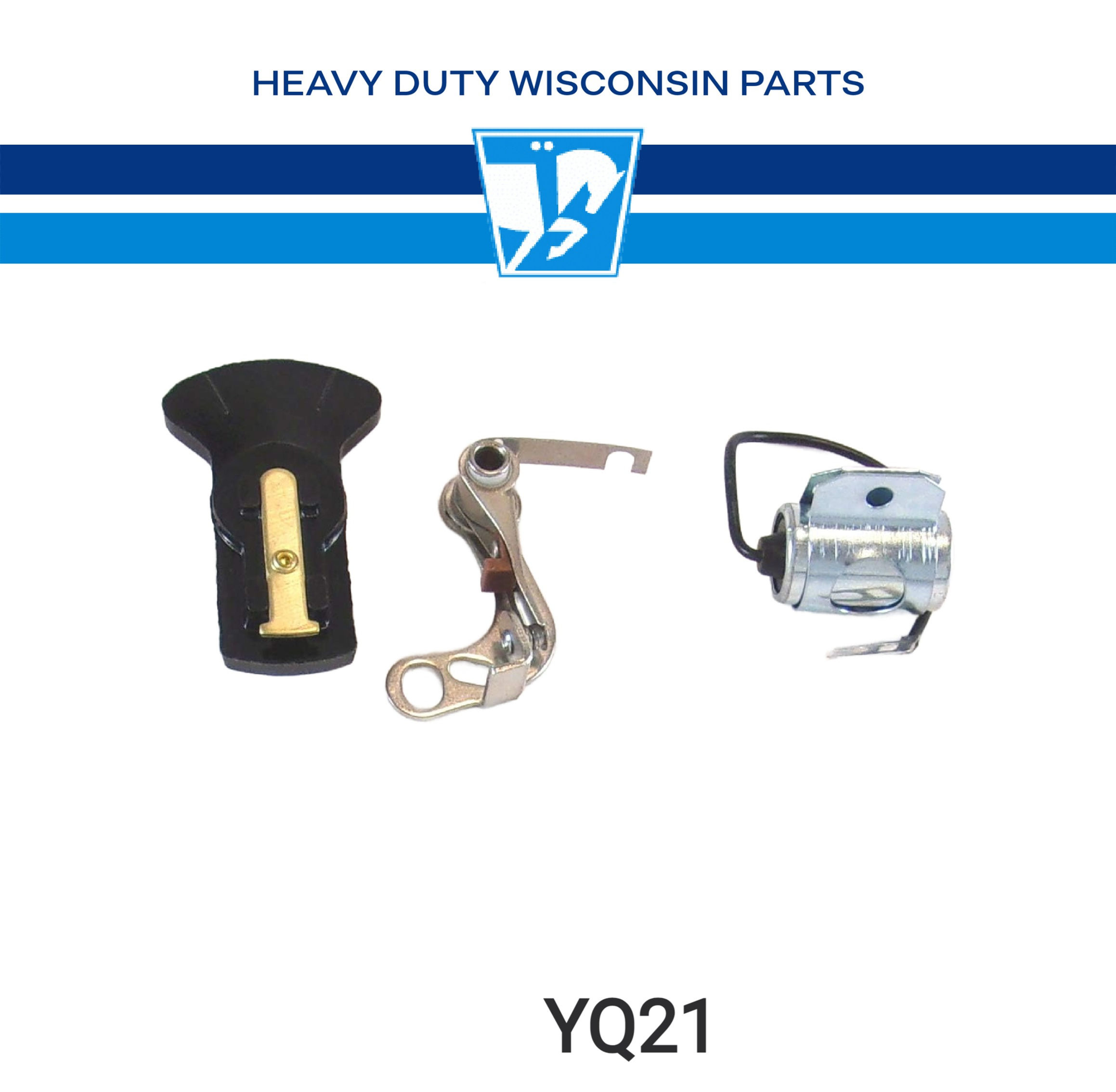 YQ21 Wisconsin Engine Distributor Service Kit Points & Condenser 28IG1657R