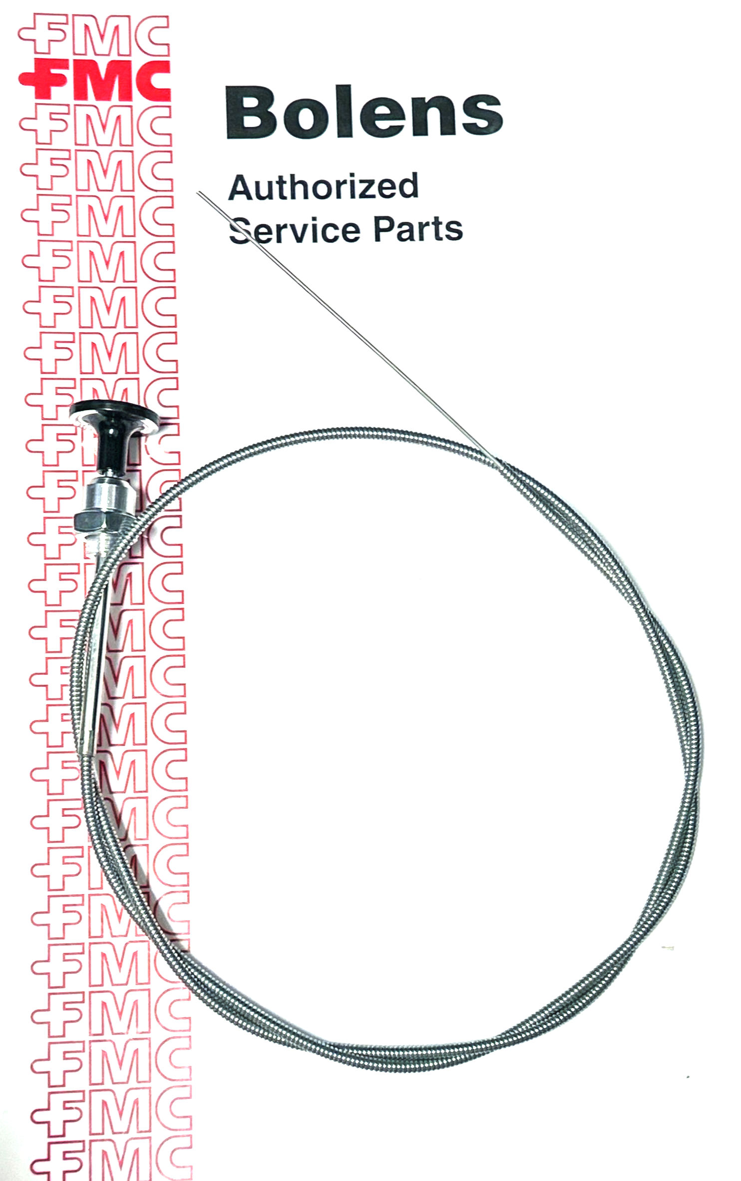 New Bolens Replacement 48" Throttle Control Twist-n-Lock Cable