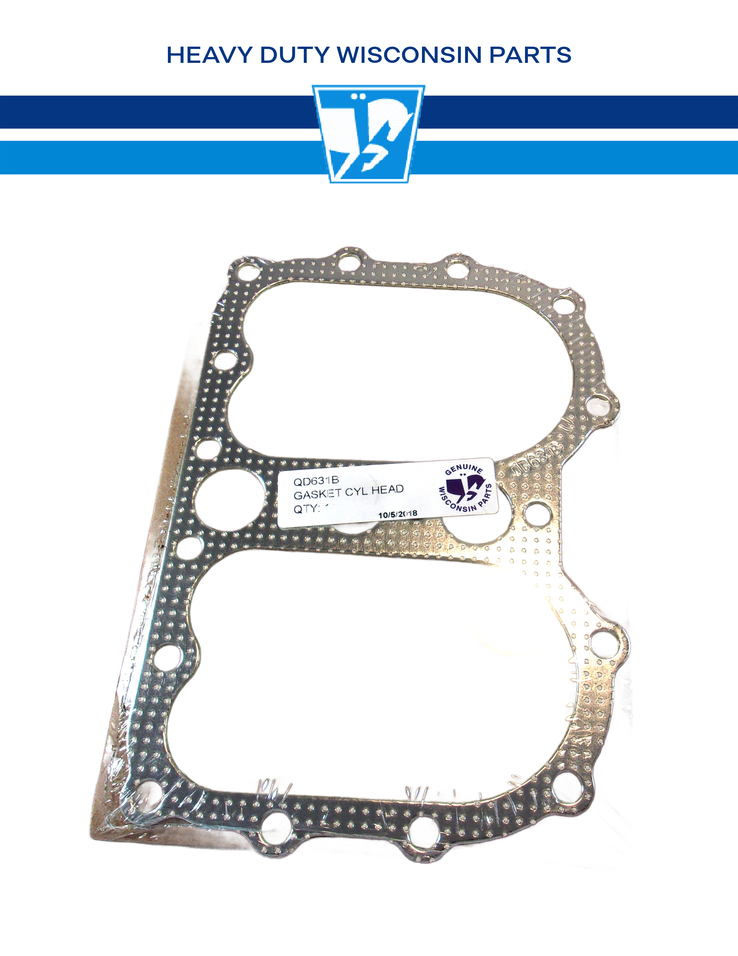 QD631B Wisconsin Engine Cylinder Head Gasket