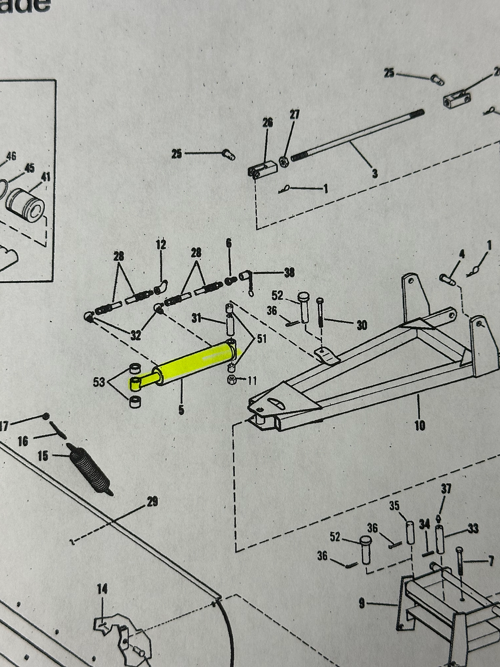 172-4520 Bolens Cylinder Assembly - USED