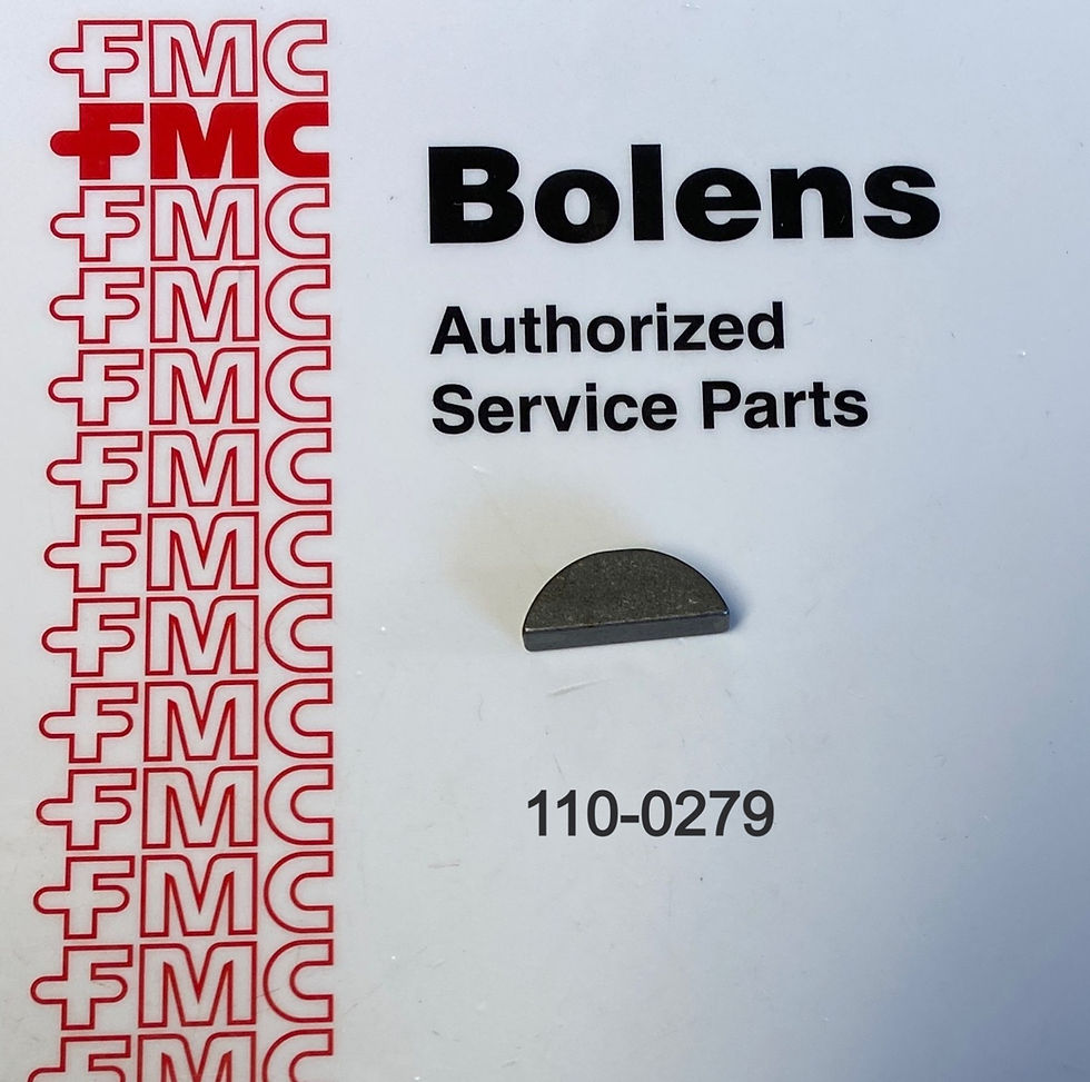 110-0279 Bolens Woodruff Key