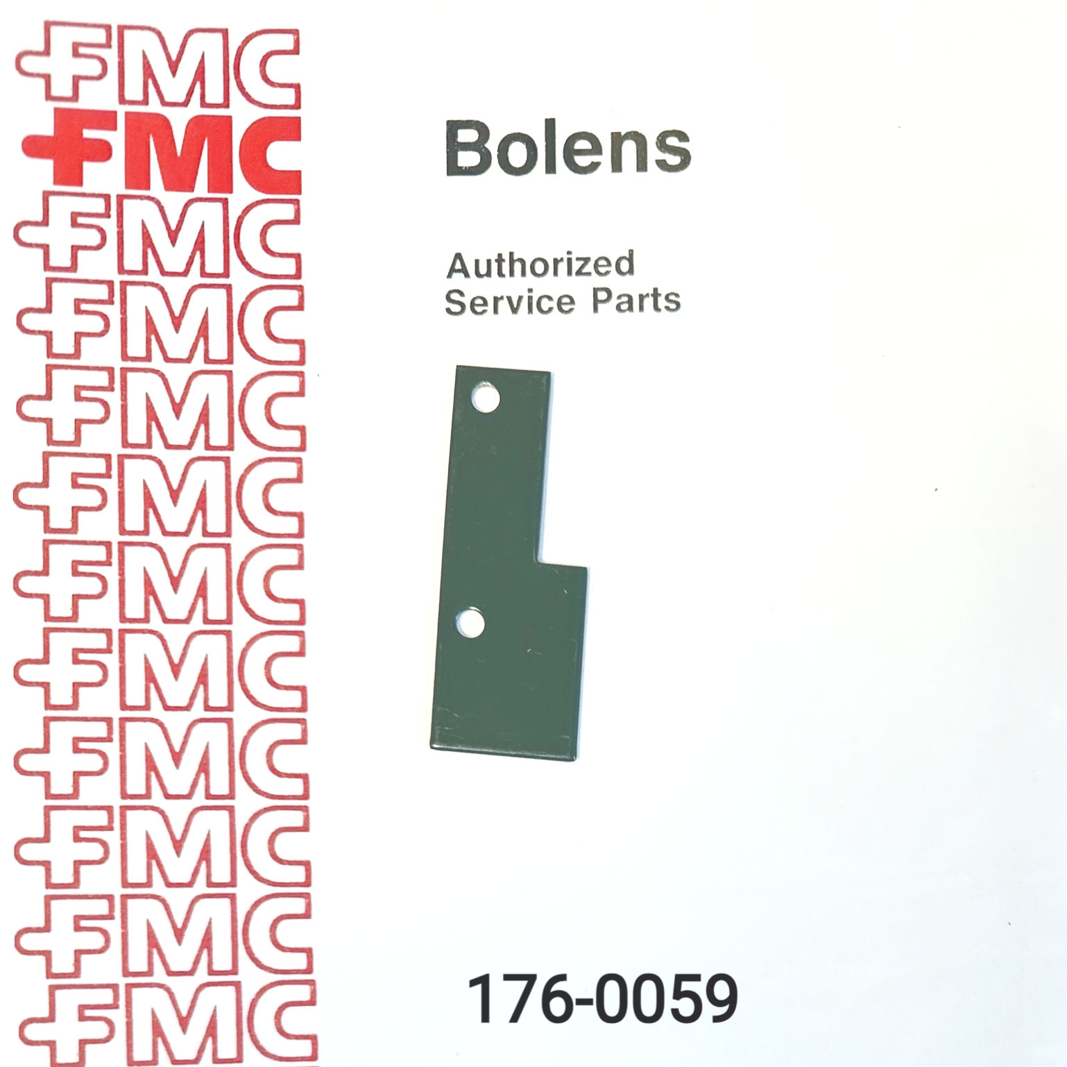 176-0059 Bolens Stop Plate