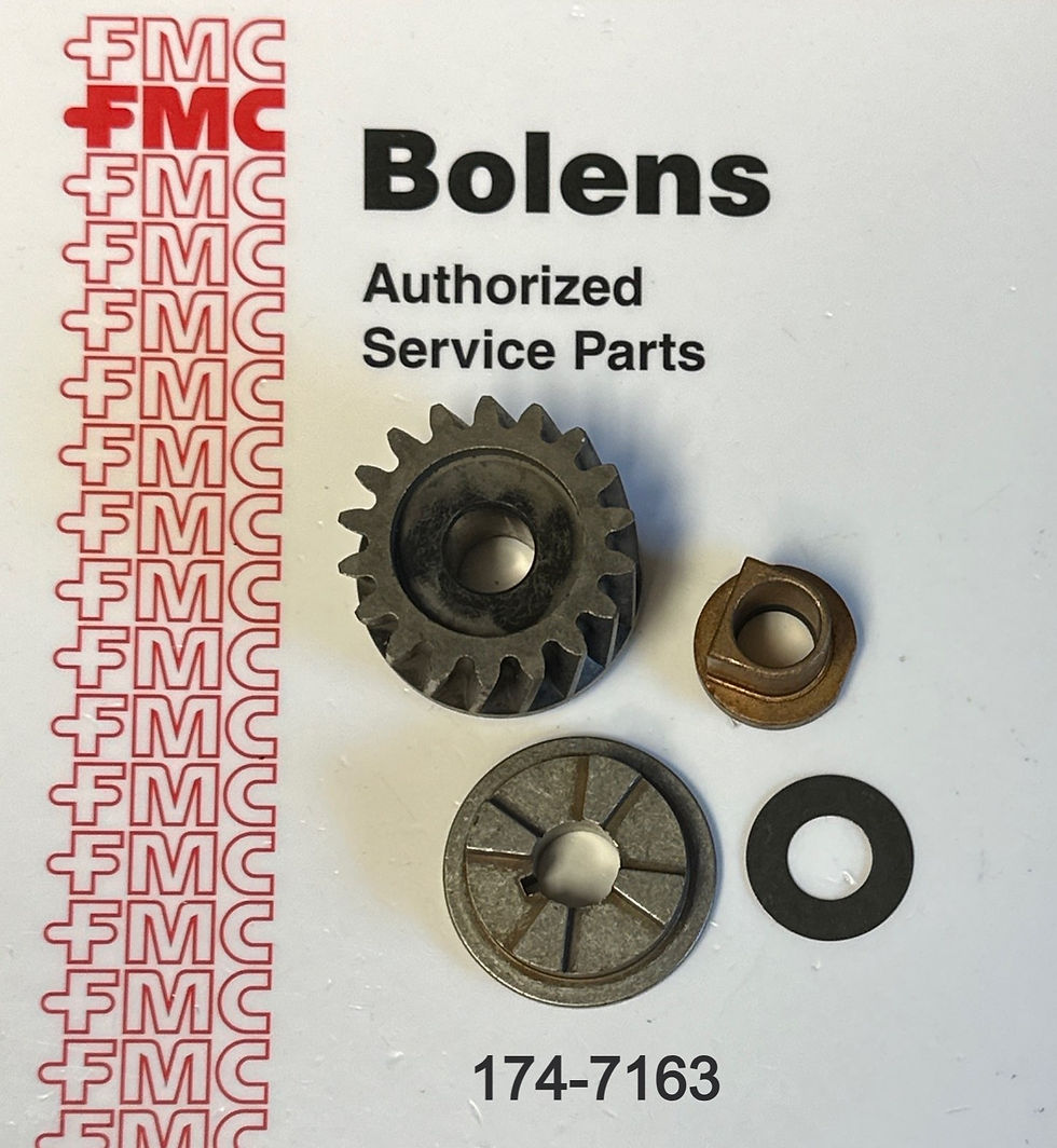 174-7163 Bolens Gear & Clutch Dog Assembly