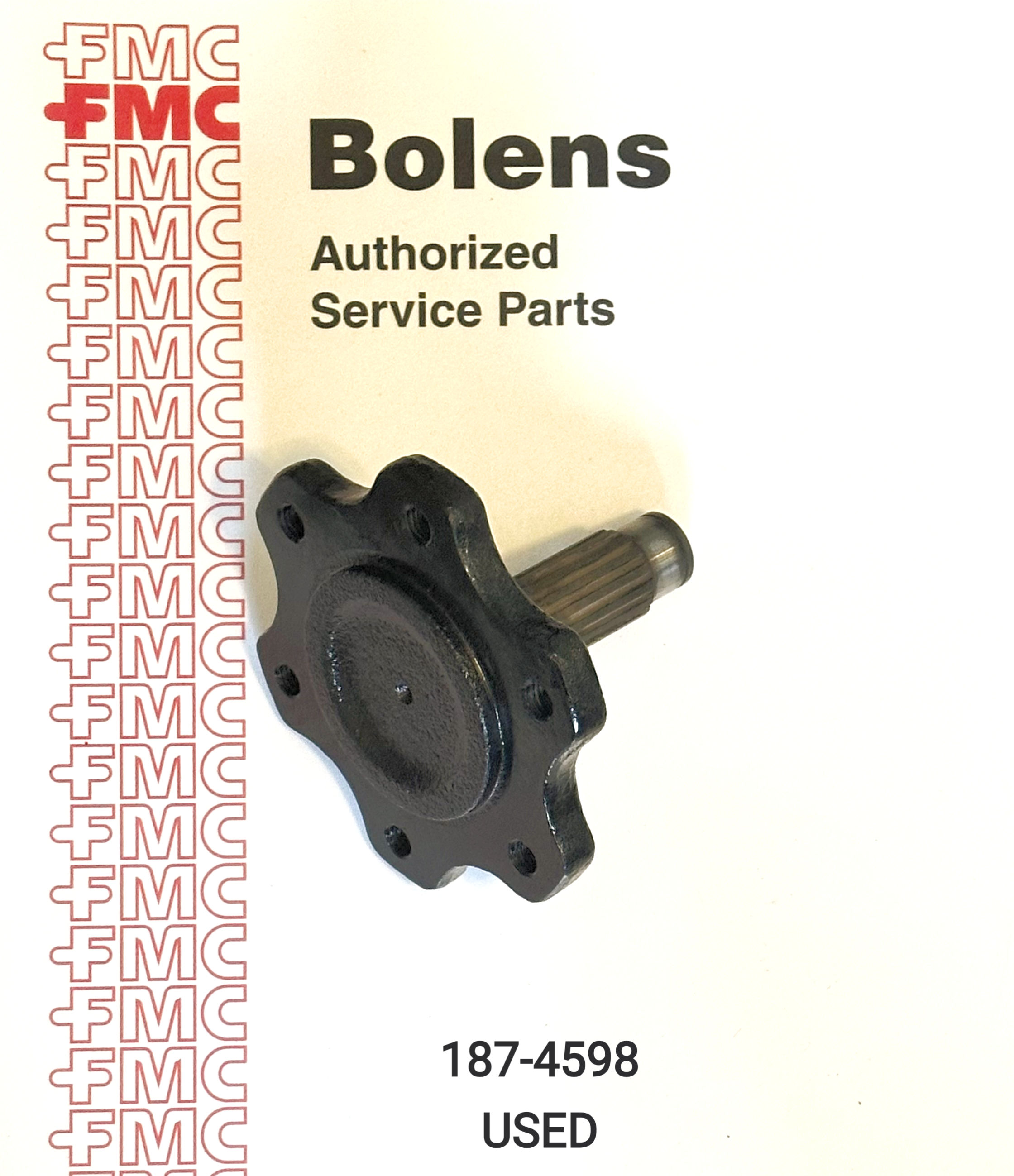 187-4598 Bolens Wheel Shaft Assembly - Used