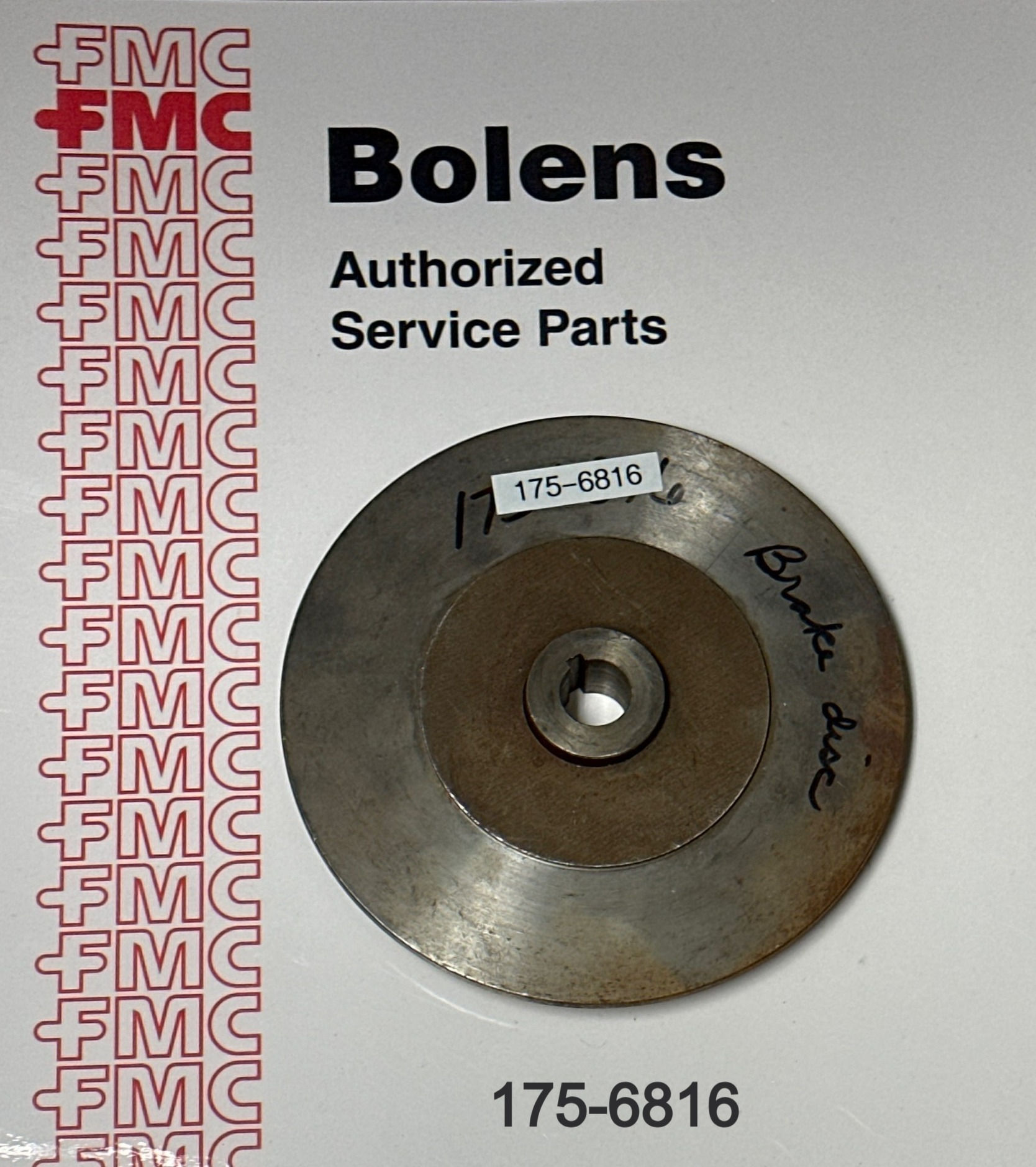 175-6816 Bolens Brake Disc