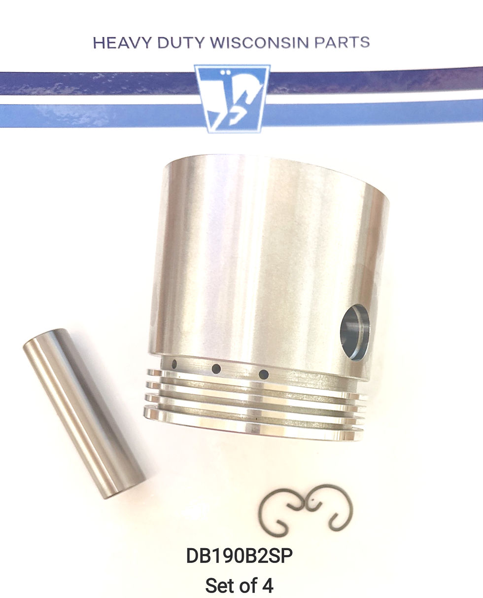 DB190B2SP Wisconsin Engine Piston Set of 4