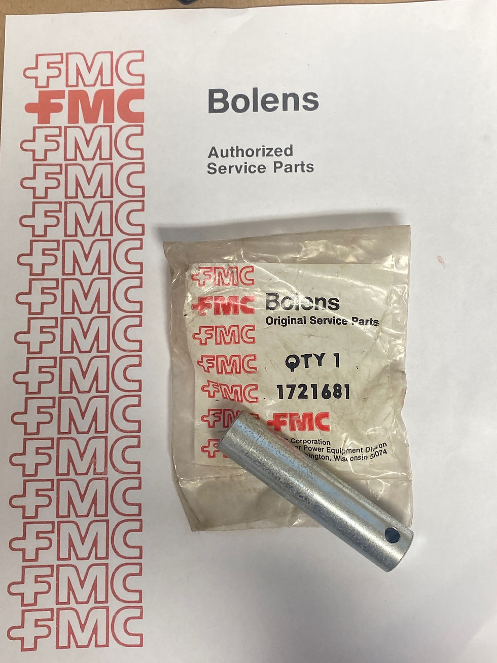 172-1681 Bolens Pivot Shaft