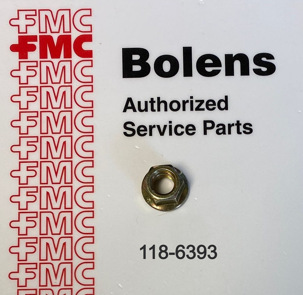 118-6393 Bolens Flange Nut