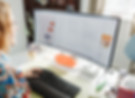 Woman at computer