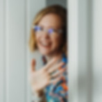 woman waving