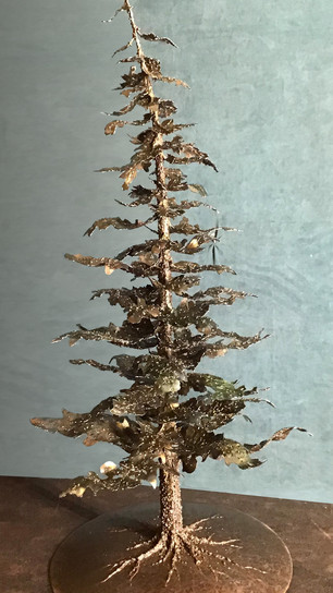 Brent Von Schenck - Lone Tree - Metal Sculpture - 37 Inches x 24 Inches - $2,940