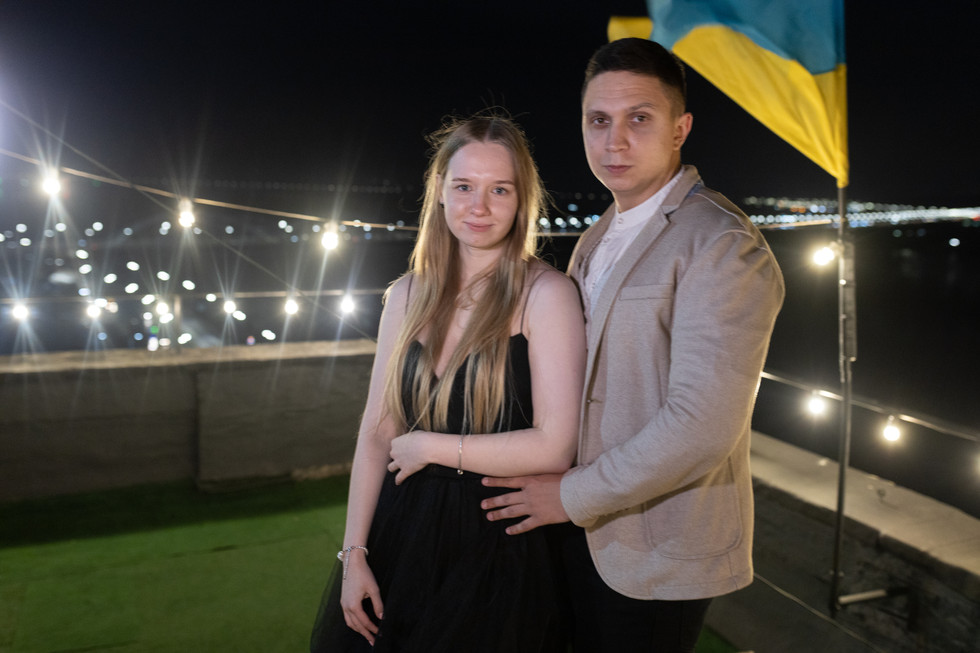 романтичний вечір на даху в Києві