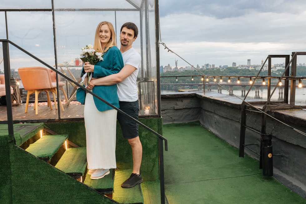 Освідчення на даху. Київ. Романтик