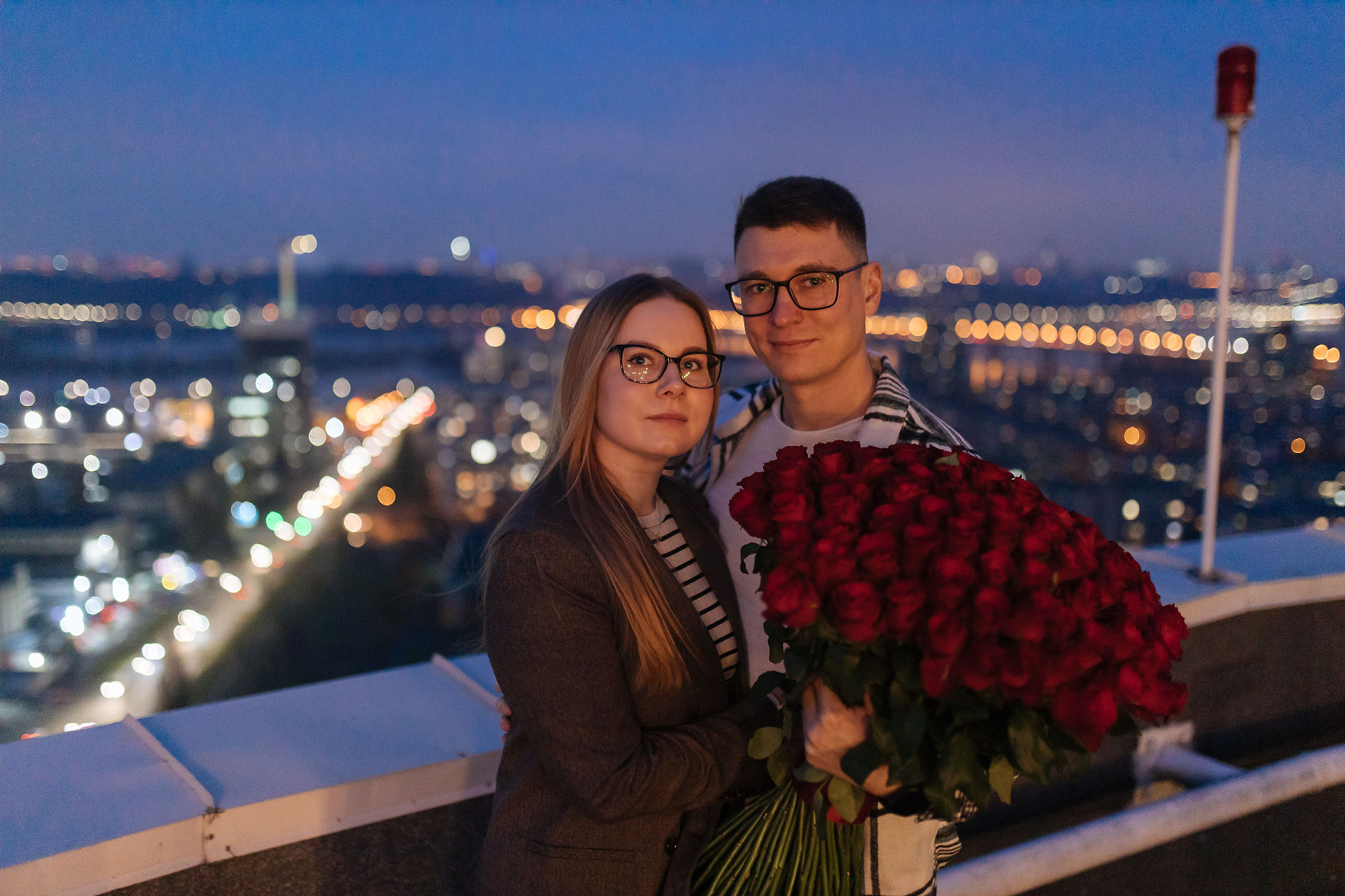 романтичний вечір на даху в Києві